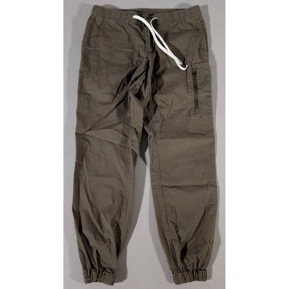 Men's Olive Drawstring Jogger Pants